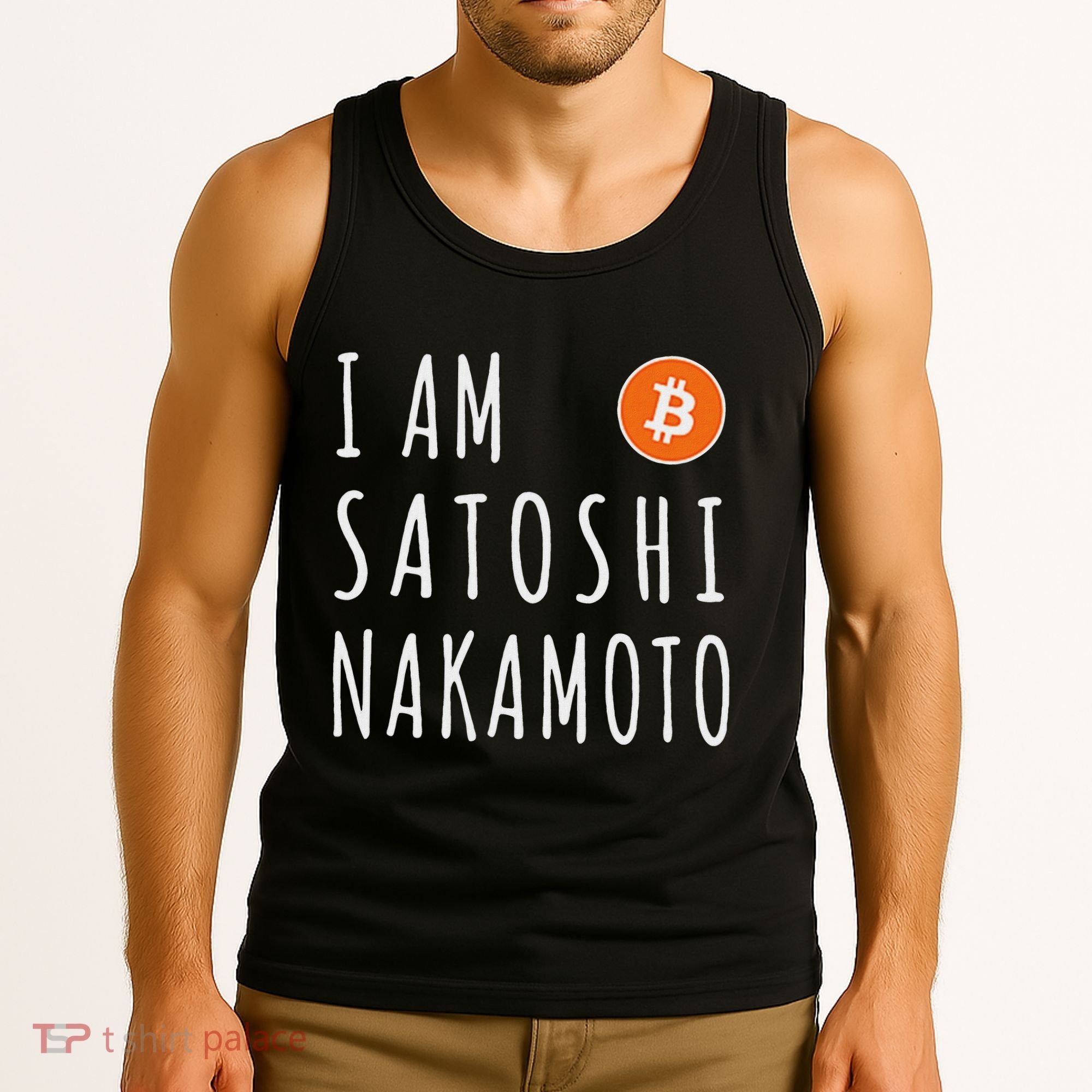 I Am Satoshi Nakamoto Fun Bitcoin Creator Meme Tank Top