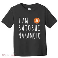 I Am Satoshi Nakamoto Fun Bitcoin Creator Meme Toddler T-Shirt thumb 0