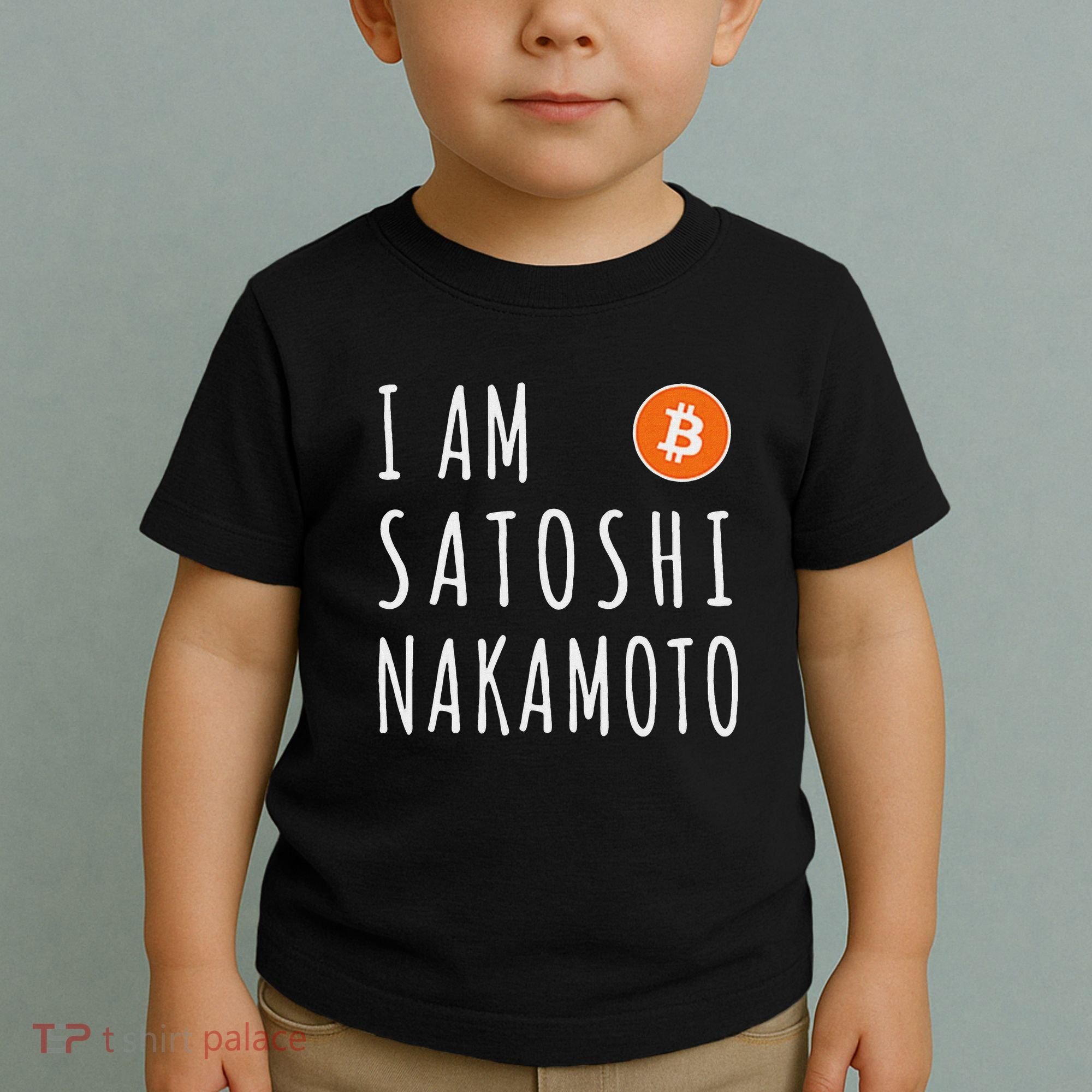 I Am Satoshi Nakamoto Fun Bitcoin Creator Meme Toddler T-Shirt