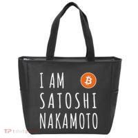 I Am Satoshi Nakamoto Fun Bitcoin Creator Meme Tote Bag thumb 0