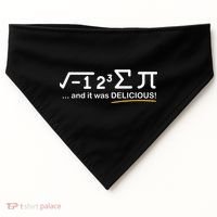 I Ate Some Pi Funny Pi Day & Math Lover Gift USA-Made Doggie Bandana thumb 0