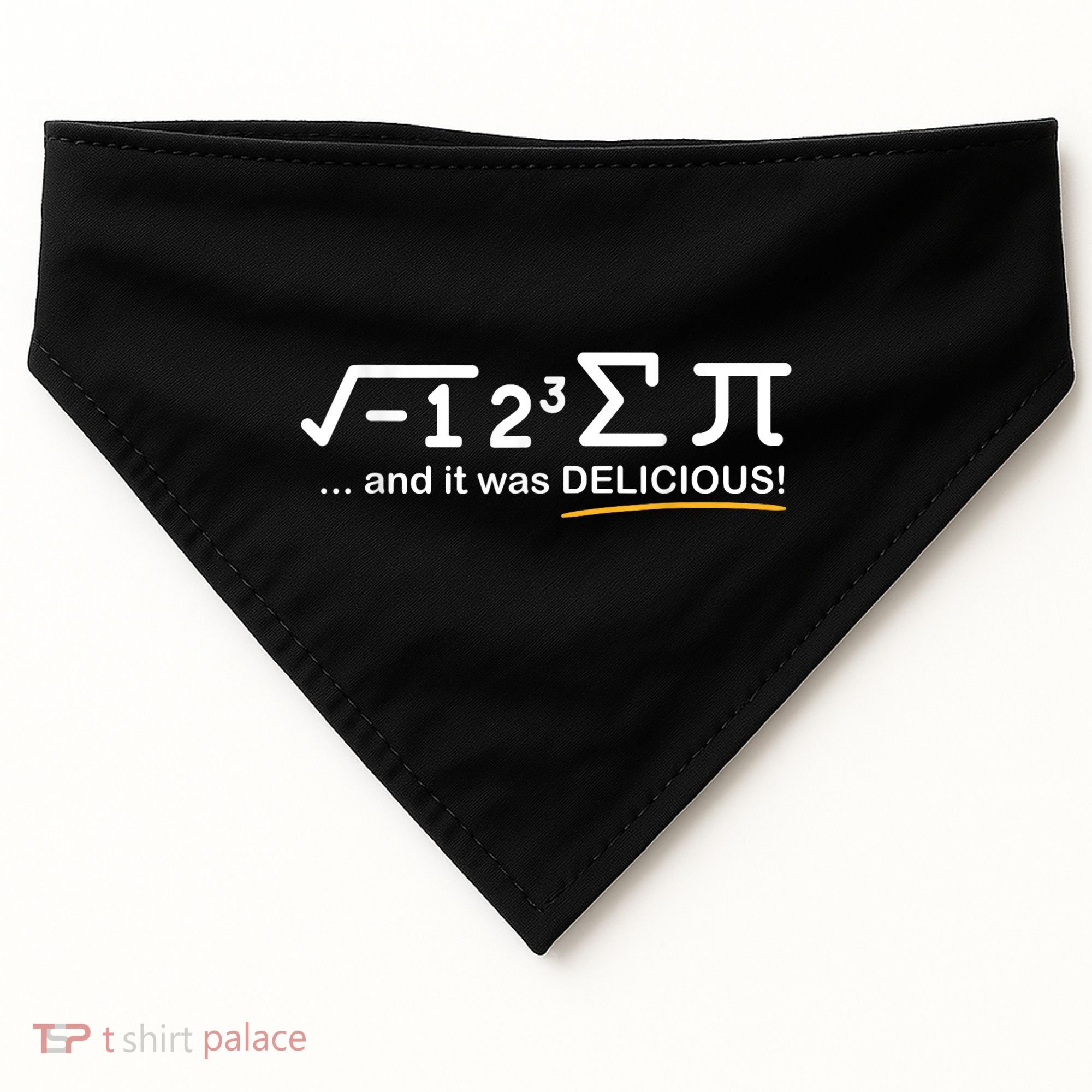I Ate Some Pi Funny Pi Day & Math Lover Gift USA-Made Doggie Bandana
