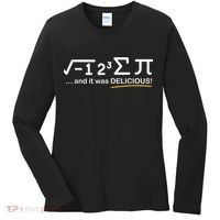 I Ate Some Pi Funny Pi Day & Math Lover Gift Women's Long Sleeve Shirt thumb 0