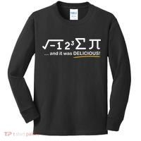 I Ate Some Pi Funny Pi Day & Math Lover Gift Kids Long Sleeve Shirt thumb 0