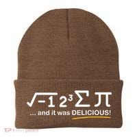 I Ate Some Pi Funny Pi Day & Math Lover Gift Beanie thumb 0