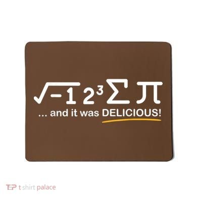 I Ate Some Pi Funny Pi Day & Math Lover Gift Mousepad