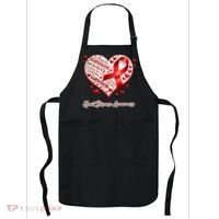 I'm A Survivor Heart Disease Awareness Red Ribbon CHD Apron thumb 0