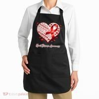 I'm A Survivor Heart Disease Awareness Red Ribbon CHD Apron thumb 2