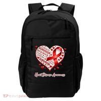 I'm A Survivor Heart Disease Awareness Red Ribbon CHD Backpack thumb 0