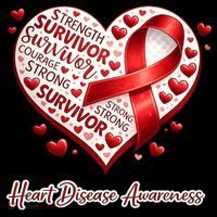 I'm A Survivor Heart Disease Awareness Red Ribbon CHD Coffee Mug thumb 5
