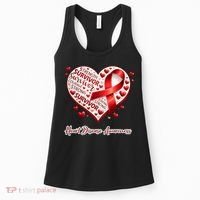 I'm A Survivor Heart Disease Awareness Red Ribbon CHD Women's Tank Top thumb 0