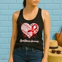 I'm A Survivor Heart Disease Awareness Red Ribbon CHD Women's Tank Top thumb 2