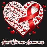 I'm A Survivor Heart Disease Awareness Red Ribbon CHD Women's Tank Top thumb 5