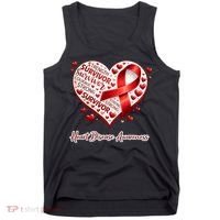 I'm A Survivor Heart Disease Awareness Red Ribbon CHD Tank Top thumb 0
