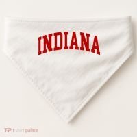 Indiana Arch Sports Logo USA-Made Doggie Bandana thumb 0
