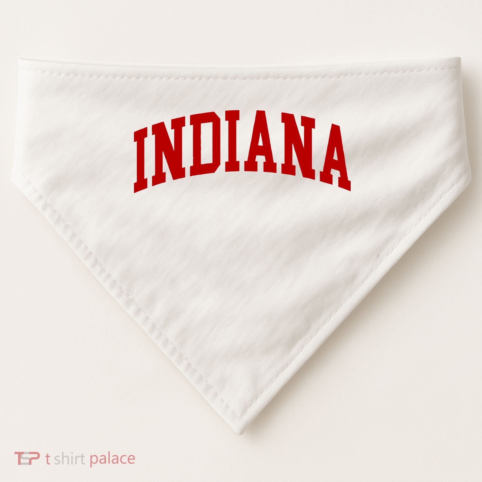 Indiana Arch Sports Logo USA-Made Doggie Bandana