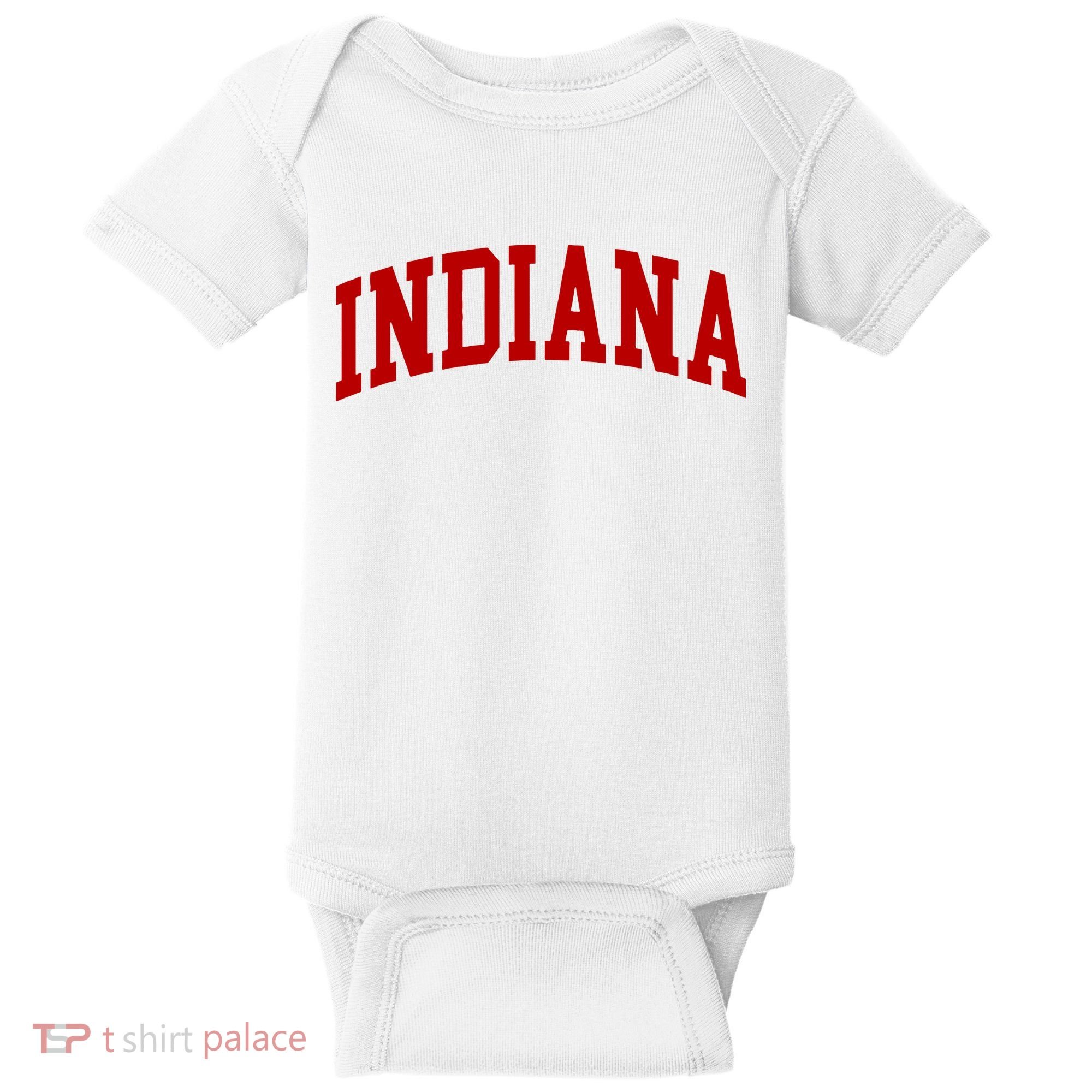 Indiana Arch Sports Logo Baby Bodysuit
