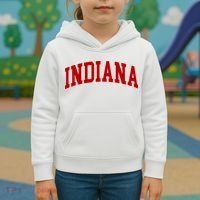Indiana Arch Sports Logo Kids Hoodie thumb 3