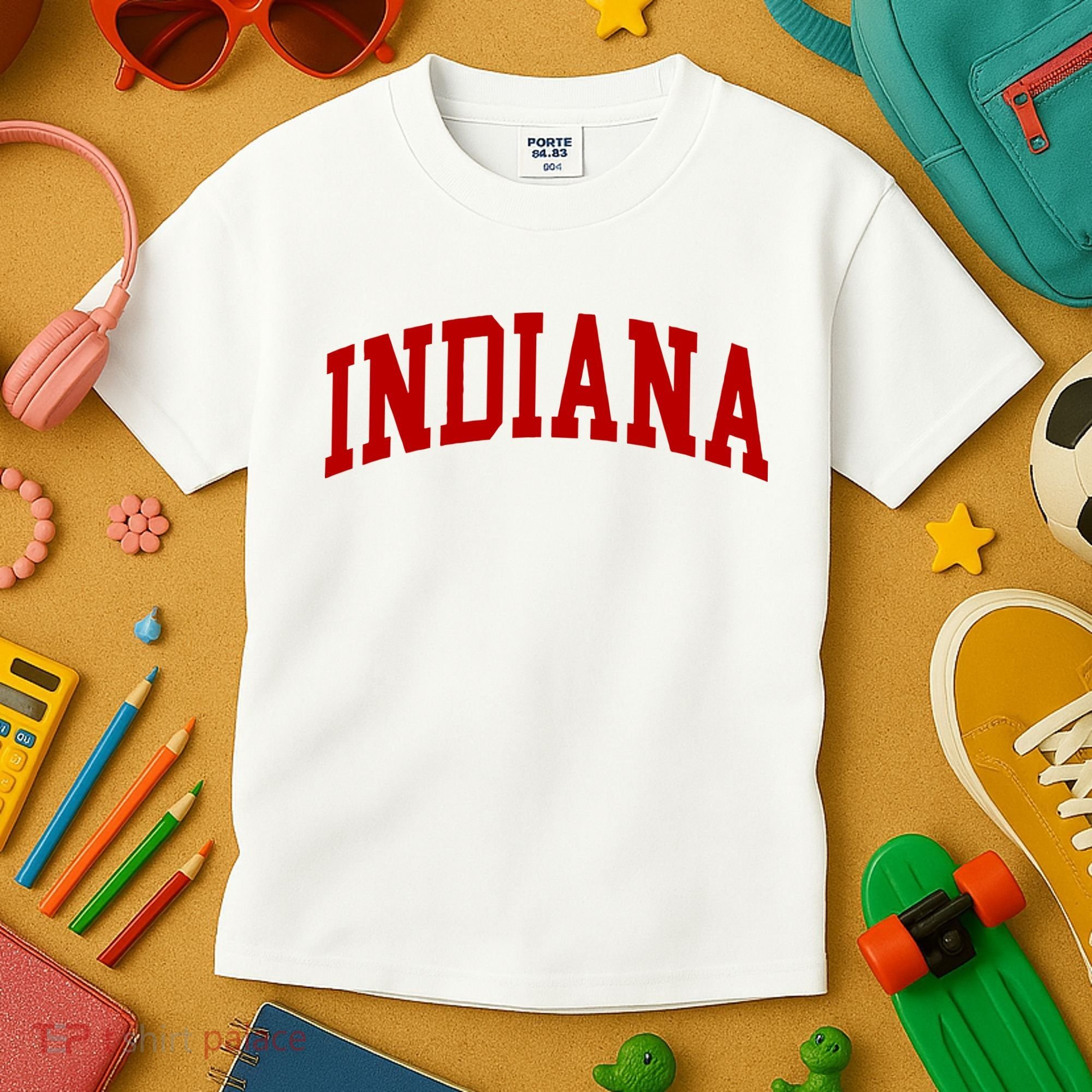 Indiana Arch Sports Logo Kids T-Shirt