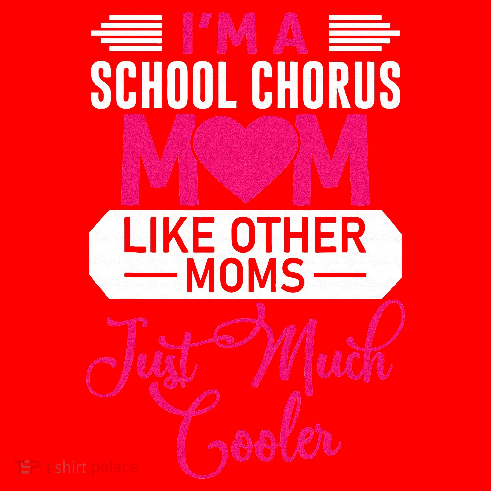 I'm A School Chorus Mom Like Other Moms Mother's Day Santa Hat