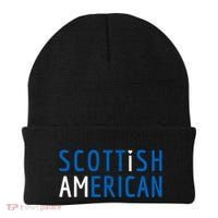 I Am Scottish American Gift Scotland And America Pride Gift Beanie thumb 0