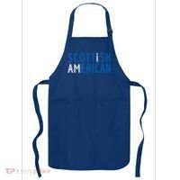I Am Scottish American Gift Scotland And America Pride Gift Apron thumb 0