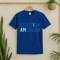 I Am Scottish American Gift Scotland And America Pride Gift T-Shirt thumb 2