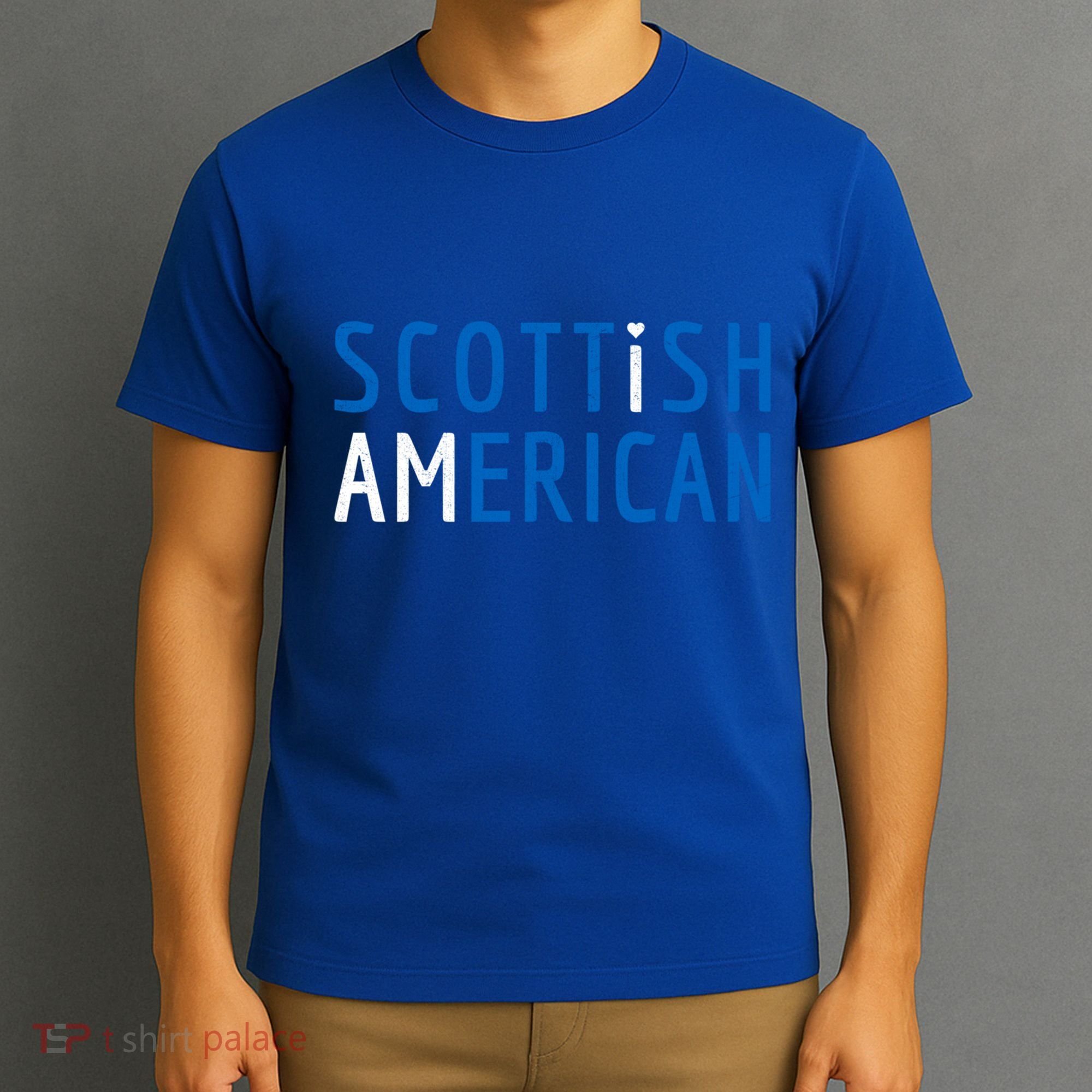 I Am Scottish American Gift Scotland And America Pride Gift T-Shirt