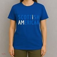 I Am Scottish American Gift Scotland And America Pride Gift T-Shirt thumb 4