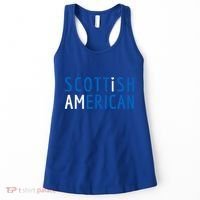 I Am Scottish American Gift Scotland And America Pride Gift Women's Tank Top thumb 0