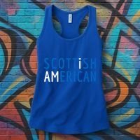 I Am Scottish American Gift Scotland And America Pride Gift Women's Tank Top thumb 3