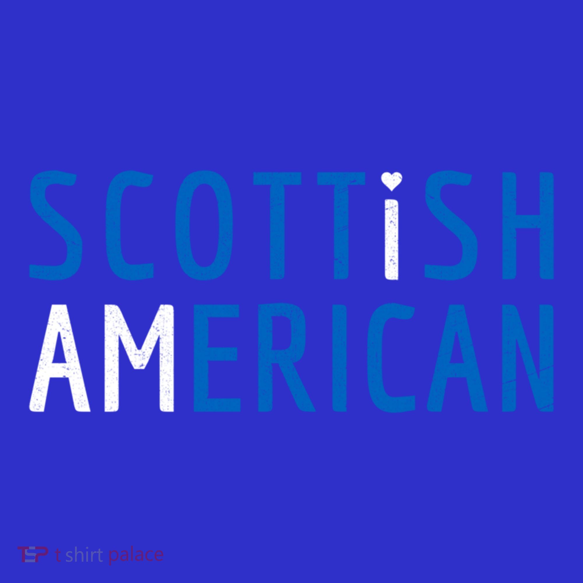 I Am Scottish American Gift Scotland And America Pride Gift Women's Tank Top