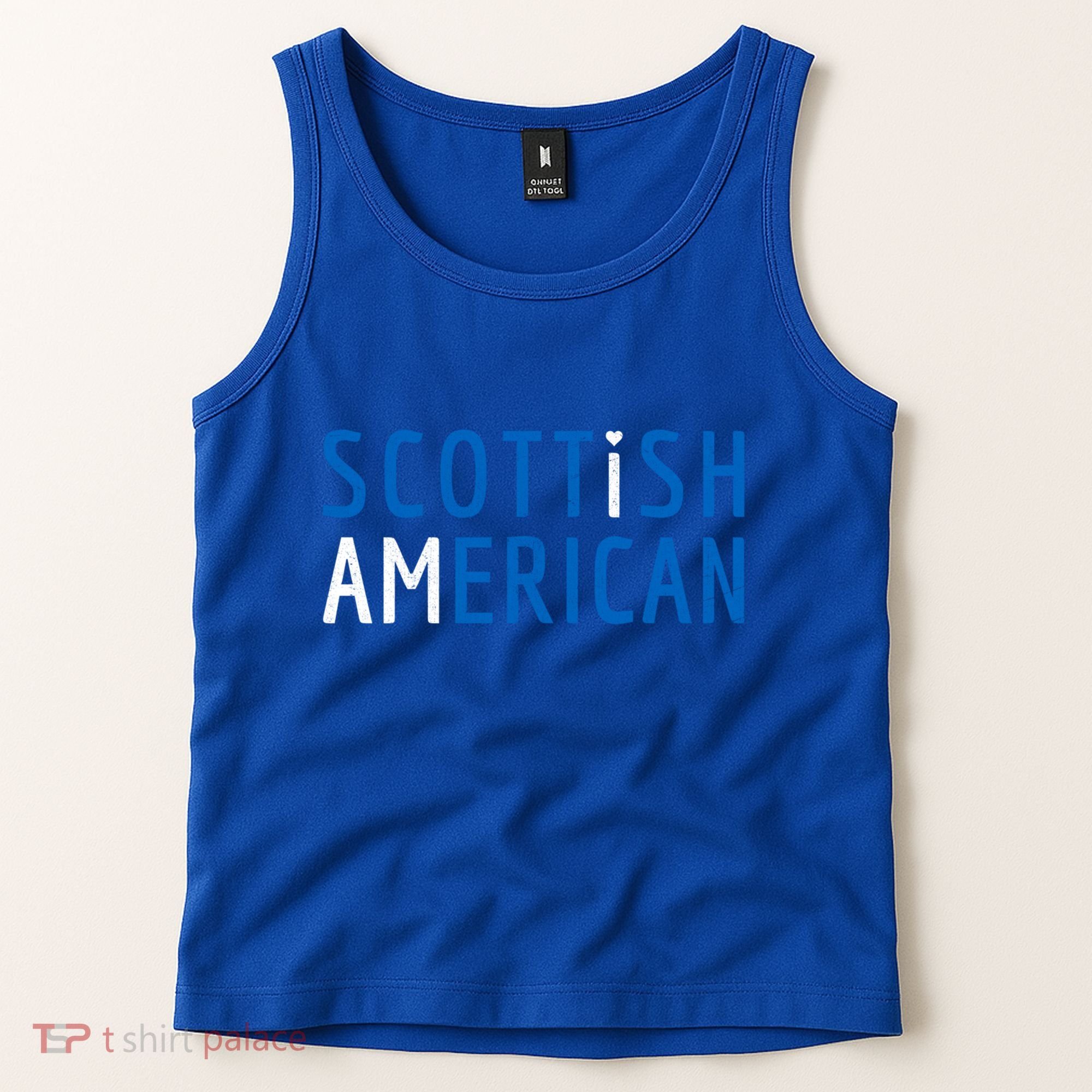 I Am Scottish American Gift Scotland And America Pride Gift Tank Top