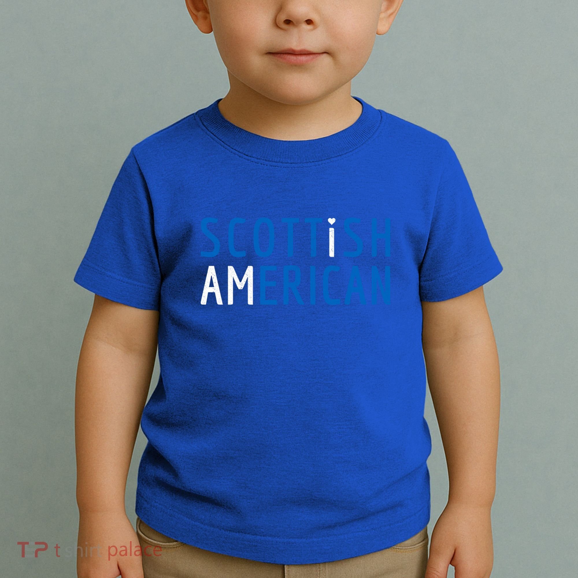 I Am Scottish American Gift Scotland And America Pride Gift Toddler T-Shirt