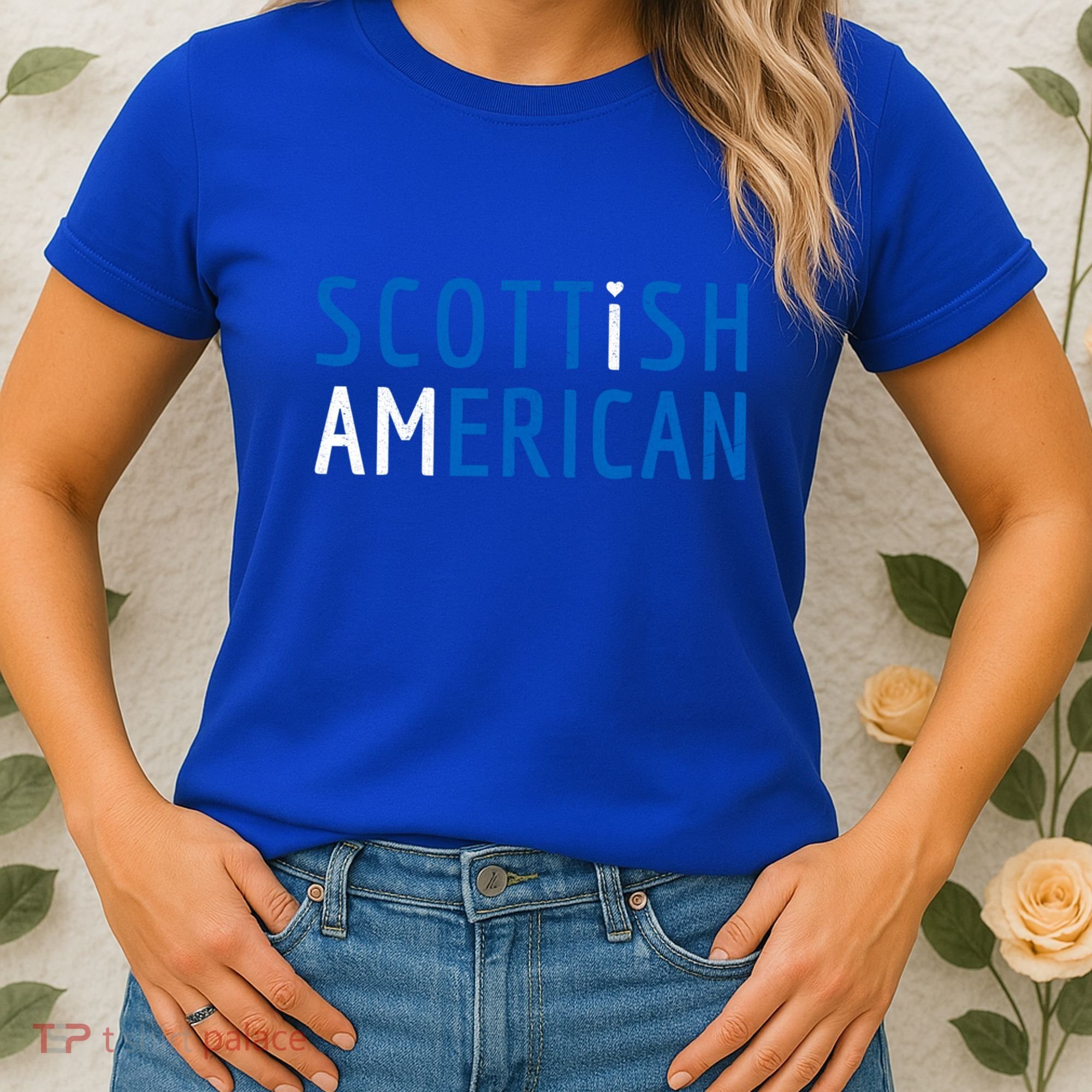 I Am Scottish American Gift Scotland And America Pride Gift Women's T-Shirt