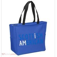 I Am Scottish American Gift Scotland And America Pride Gift Tote Bag thumb 2
