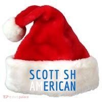I Am Scottish American Gift Scotland And America Pride Gift Santa Hat thumb 0