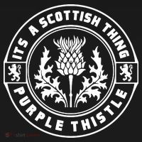 ItS A Scottish Thing Purple Thistle Visor thumb 3