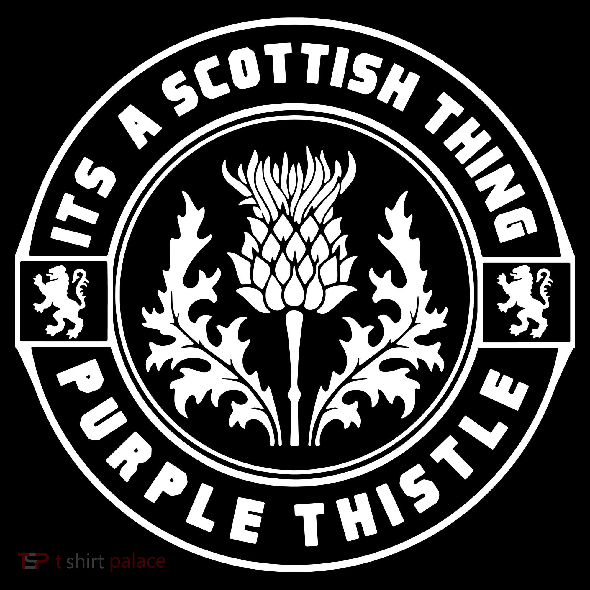 ItS A Scottish Thing Purple Thistle Visor