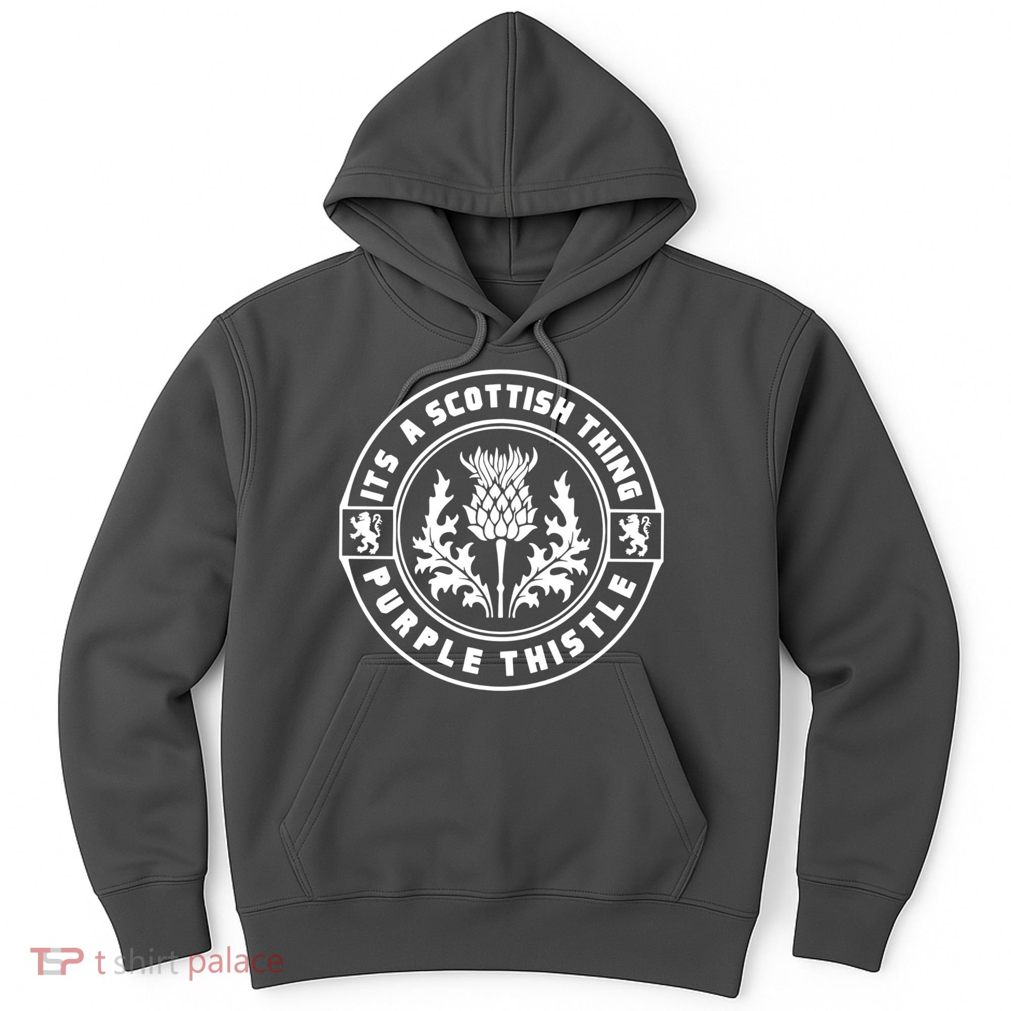 ItS A Scottish Thing Purple Thistle Hoodie