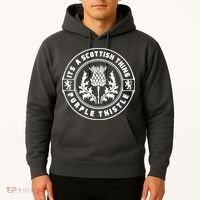 ItS A Scottish Thing Purple Thistle Hoodie thumb 2