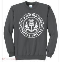ItS A Scottish Thing Purple Thistle Sweatshirt thumb 0