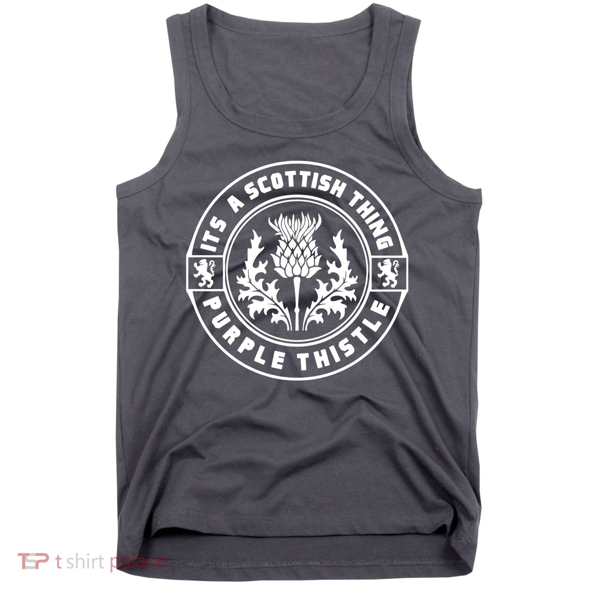 ItS A Scottish Thing Purple Thistle Tank Top