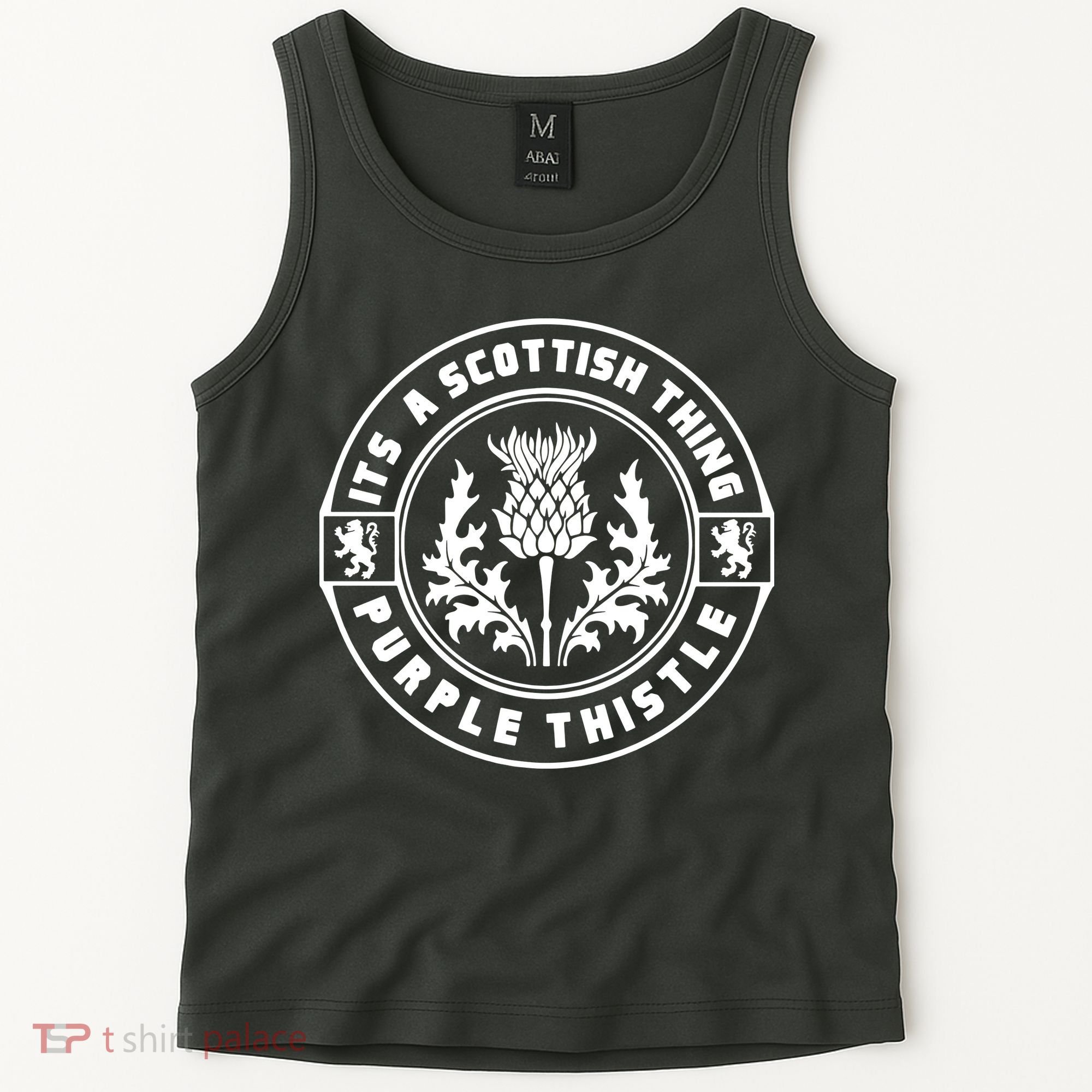 ItS A Scottish Thing Purple Thistle Tank Top