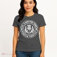 ItS A Scottish Thing Purple Thistle Women's T-Shirt thumb 4
