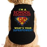 Im A School Counselor Whats Your Superpower Doggie Tank thumb 0
