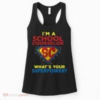 Im A School Counselor Whats Your Superpower Women's Tank Top thumb 0