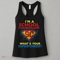 Im A School Counselor Whats Your Superpower Women's Tank Top thumb 3