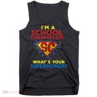 Im A School Counselor Whats Your Superpower Tank Top thumb 0