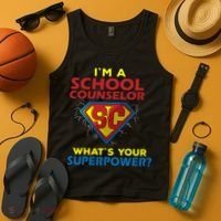 Im A School Counselor Whats Your Superpower Tank Top thumb 4